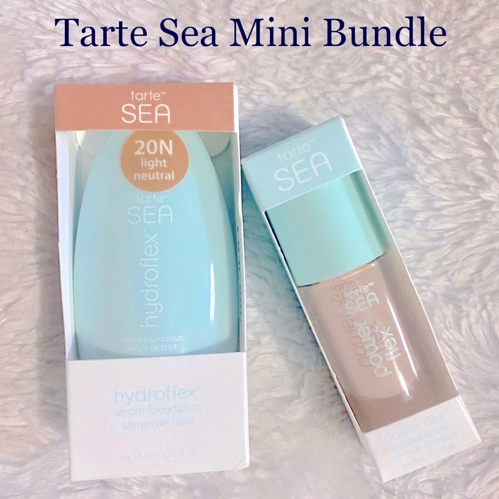 (BIG BUNDLE⭐️) Tarte Sea Mini Bundle: Serum Foundation & Power Flex Concealer